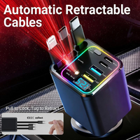 2*Type-C & 1*iOS Retractable Cables + Starry Projector