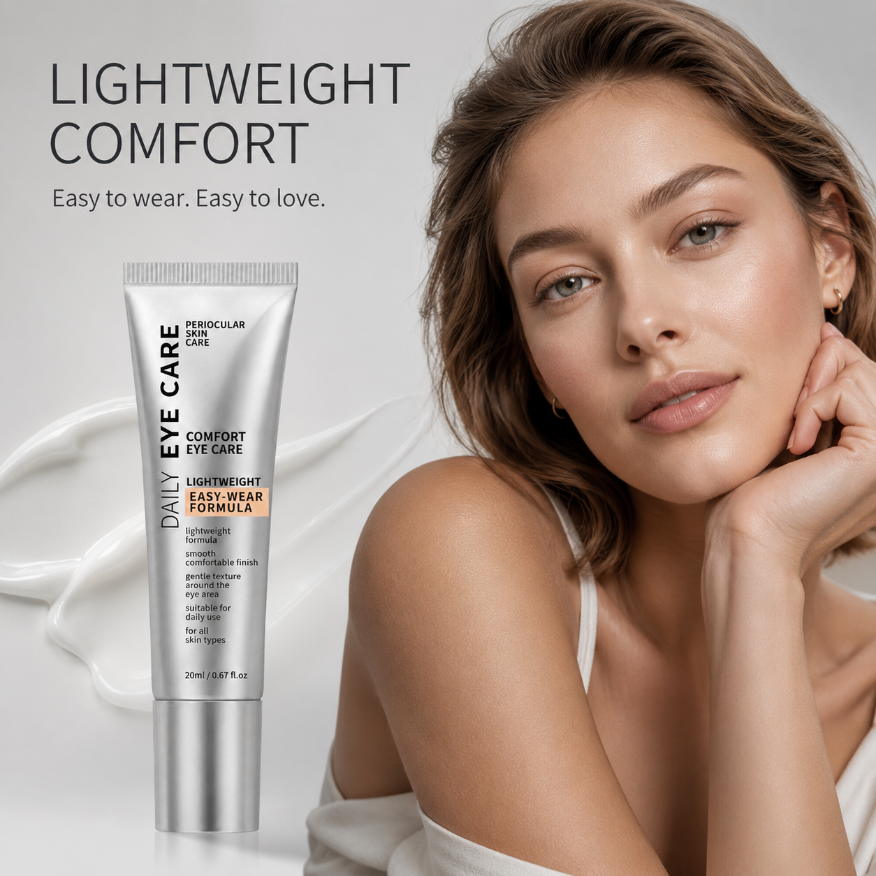 Daily Hydrating Eye Care Cream – Lightweight Moisture Comfort Formula