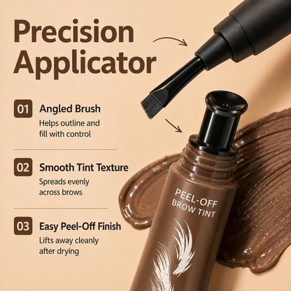 ✨ Peel-Off Brow Tint – Easy, Long-Lasting Natural Brow Definition