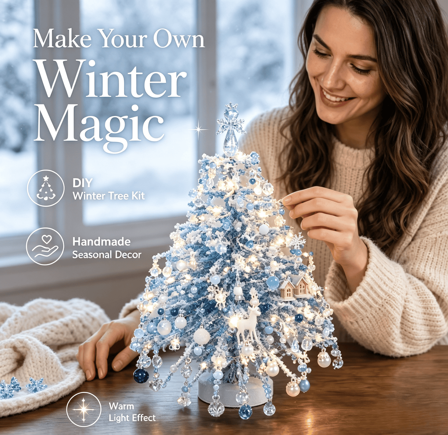 🎅DIY Beaded Christmas Tree Kit | 🎄Handmade Holiday Craft