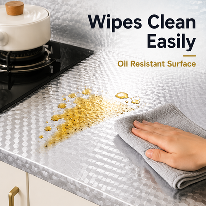 Peel & Stick Kitchen Makeover Film – Waterproof DIY Countertop