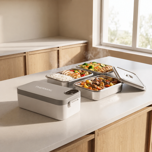 Rechargeable Electric Lunch Box | Portable Food Warmer