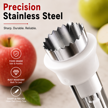 2-in-1 Fruit Corer & Peeler | Stainless Steel Kitchen Tool