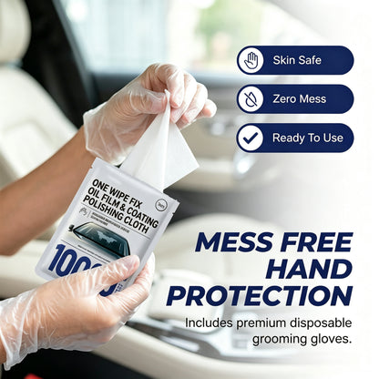 Car Glass Oil Film Removal Wipes