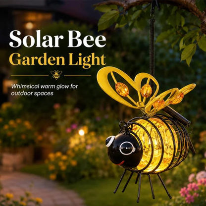 🌙🍃🪴49% OFF! Hanging Solar Bee Light – Warm Amber Glow, Flicker-Free, Perfect for Garden Parties, Camping, or Kids’ Rooms – Spread Joy Day and Night 🌞🌜
