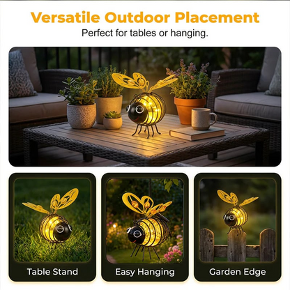 🌙🍃🪴49% OFF! Hanging Solar Bee Light – Warm Amber Glow, Flicker-Free, Perfect for Garden Parties, Camping, or Kids’ Rooms – Spread Joy Day and Night 🌞🌜