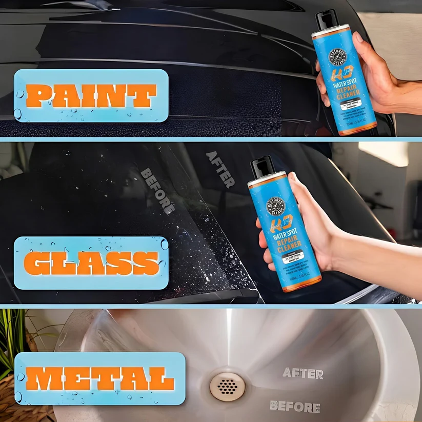 Professional-grade water spot removal gel