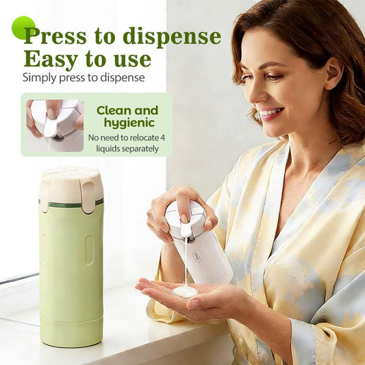 ⚡Last Day 50% OFF 🎁4-in-1 Travel Dispenser Bottle