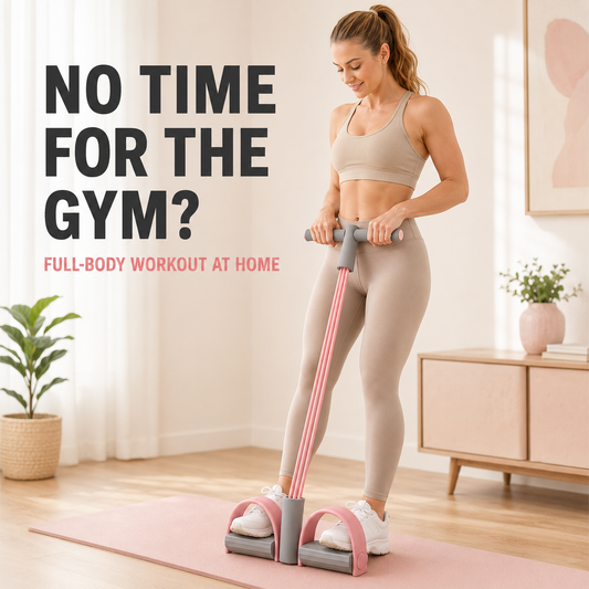 6-Tube Pedal Resistance Trainer – Full-Body Home Workout