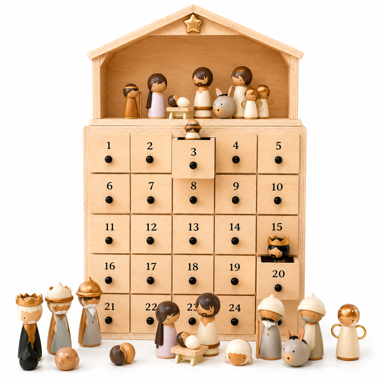 ✨ 24 Days to Christmas Nativity Advent Calendar – A Magical Countdown to Christmas