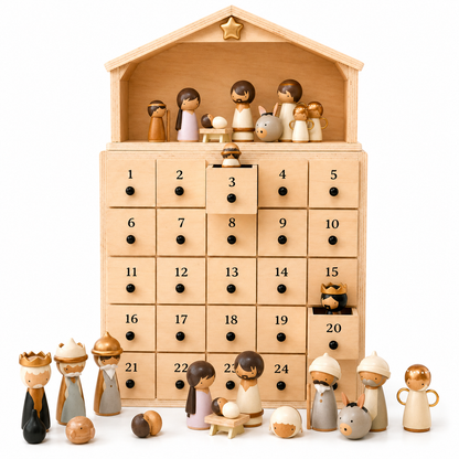 ✨ 24 Days to Christmas Nativity Advent Calendar – A Magical Countdown to Christmas