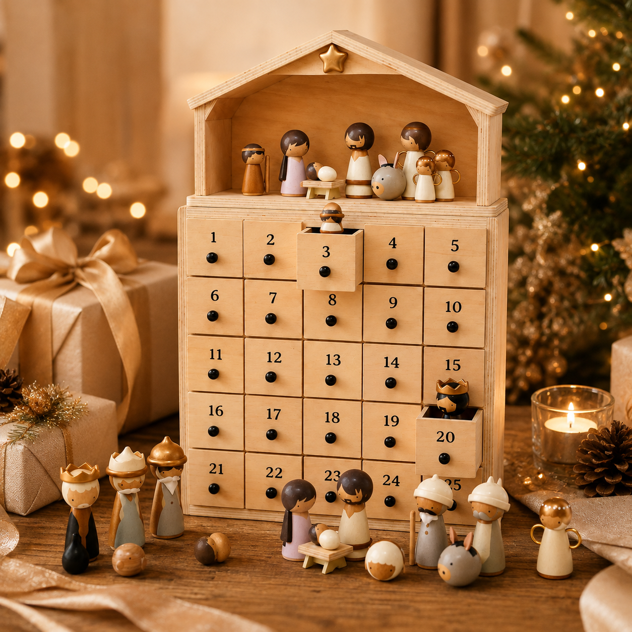 ✨ 24 Days to Christmas Nativity Advent Calendar – A Magical Countdown to Christmas