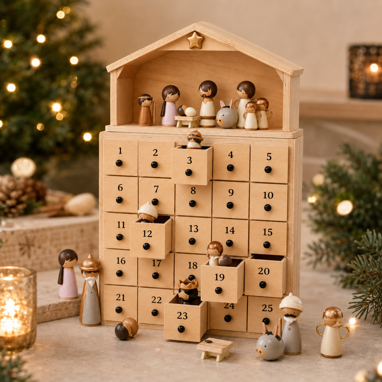 ✨ 24 Days to Christmas Nativity Advent Calendar – A Magical Countdown to Christmas