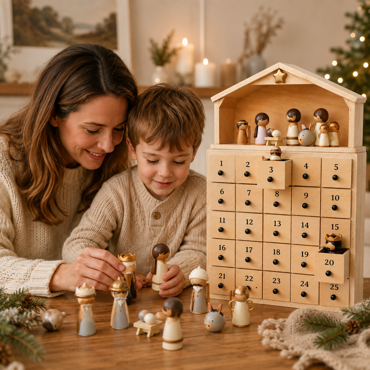 ✨ 24 Days to Christmas Nativity Advent Calendar – A Magical Countdown to Christmas