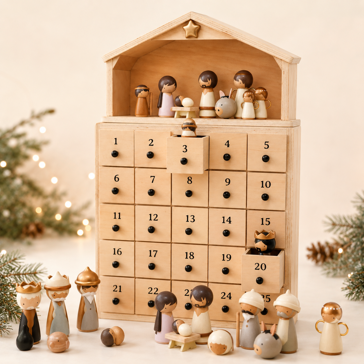 ✨ 24 Days to Christmas Nativity Advent Calendar – A Magical Countdown to Christmas