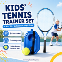 Blue children's net bag + drawstring + square base