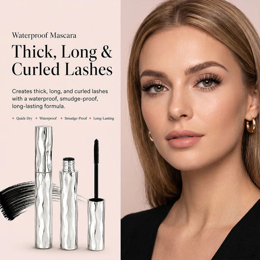 Waterproof Mascara for Thick, Long & Curled Lashes | Smudge-Proof & Long-Lasting