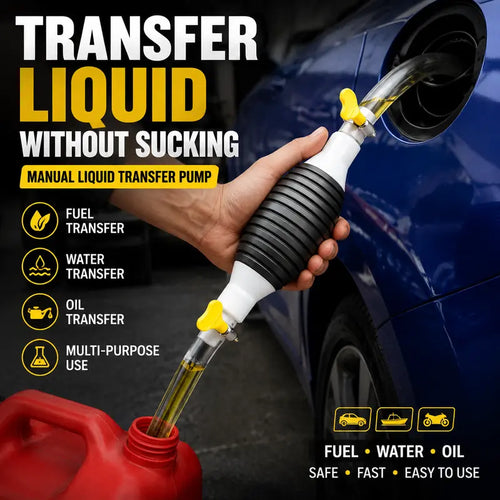 🔥 Just Squeeze & Flow – Fast Manual Siphon Pump Kit