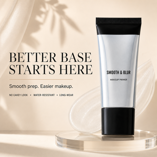 Smooth & Blur Makeup Primer – Water-Resistant Long-Wear Base