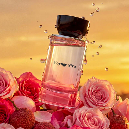 🔥 50% OFF Today Voyage Niva | Rosey Fruity Floral | Extrait De Parfum  | Long Lasting Luxury Fragrance
