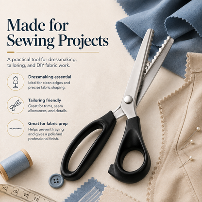 Zigzag Fabric Scissors – Shears for Sewing & Clothing