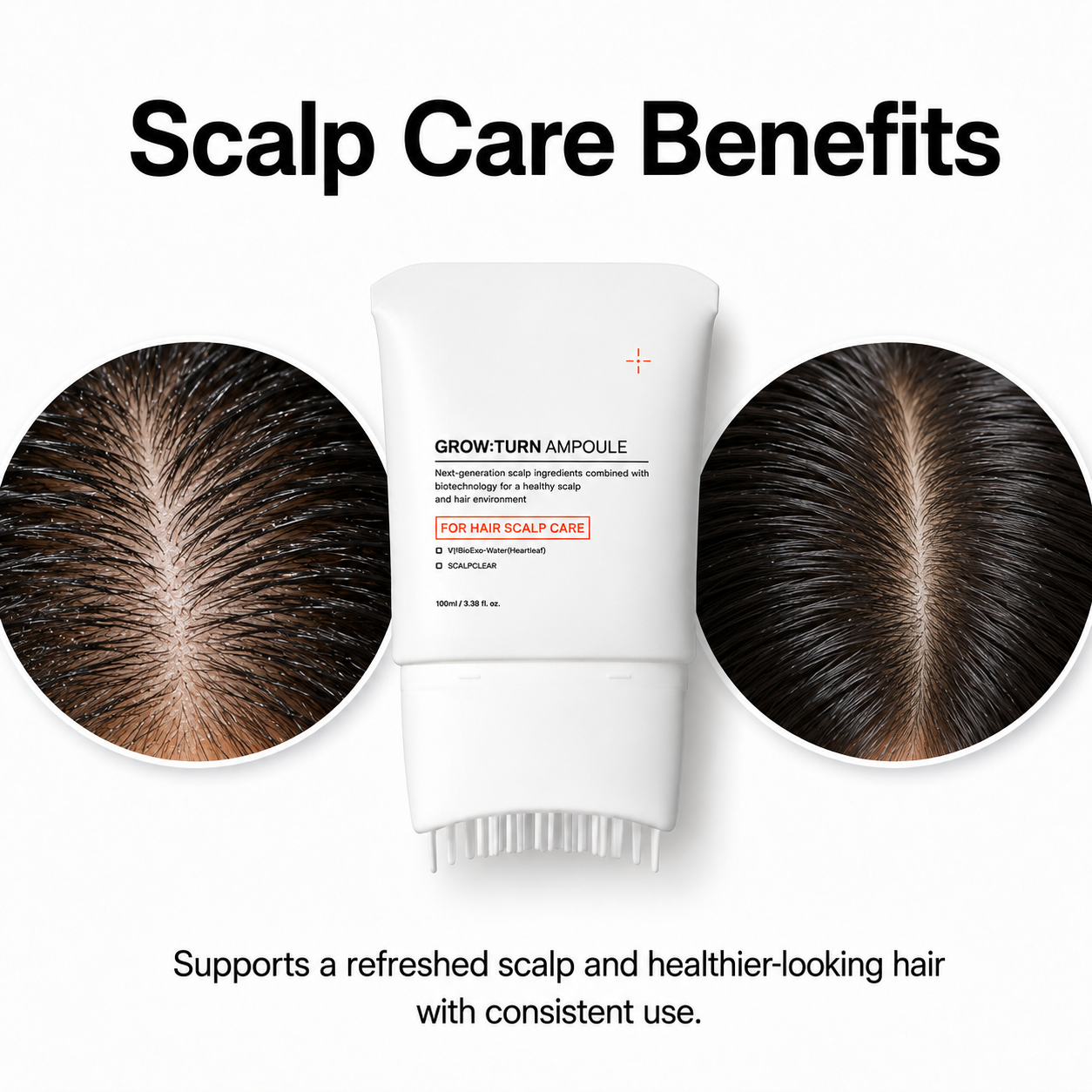 Scalp Care Ampoule with Comb Applicator