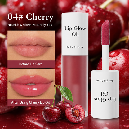 New⭐Lip Glow Oil – 7 Fruit-Inspired Glossy Shades