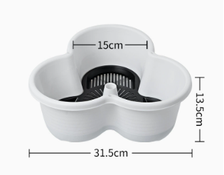 Stackable Vertical Planter with Wheels & Smart Drainage
