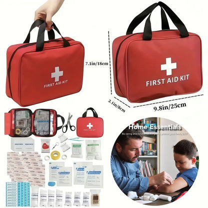 🎒330-Piece All-in-One Waterproof First Aid Kit | Be Ready for the Unexpected🚨