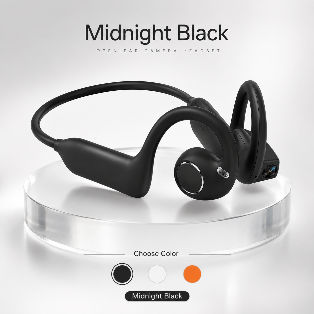 AI Camera Headset – Hands-Free POV Recording & Live Translation📸