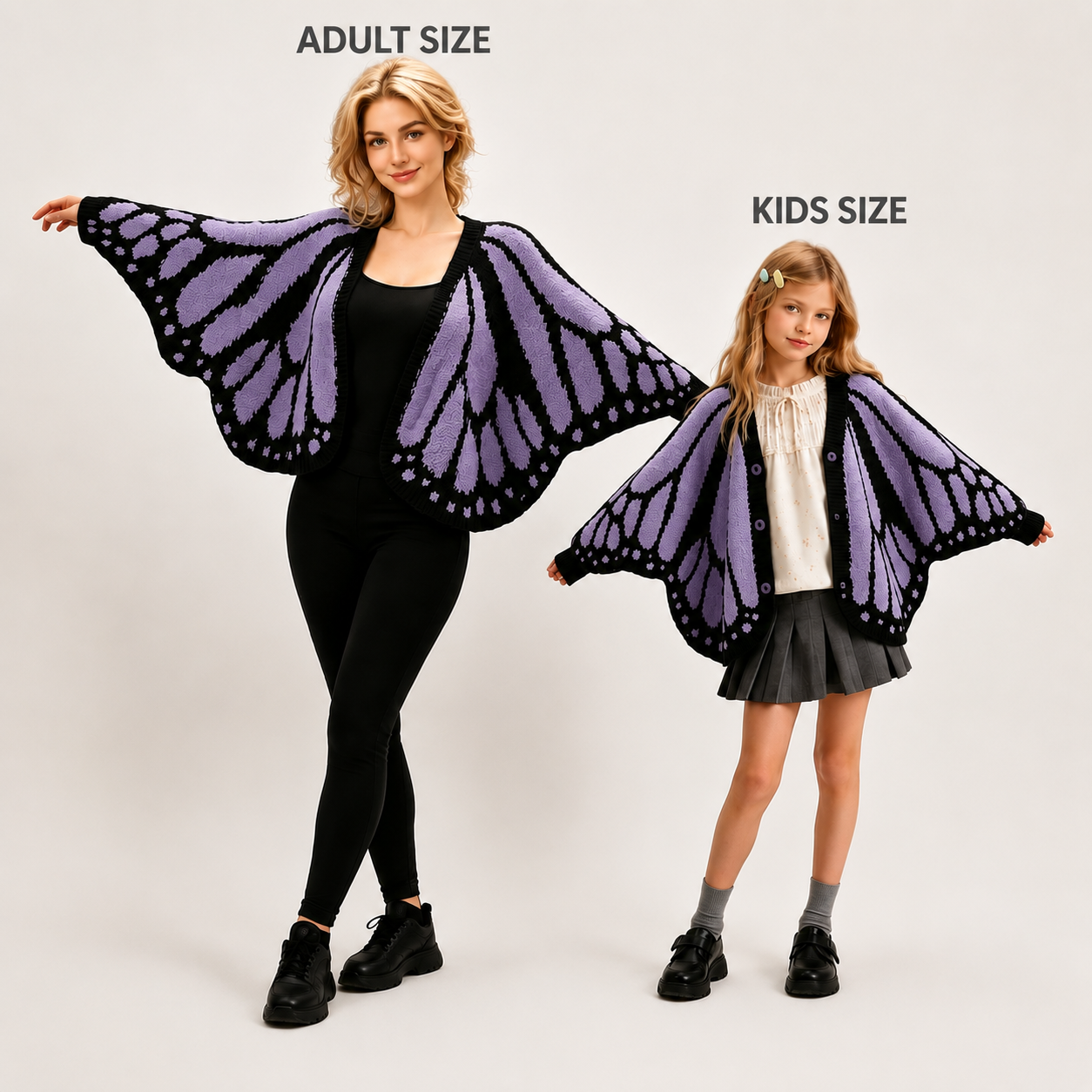 🦋 Limited-Time 49% OFF – Viral Butterfly Wing Batwing Knit Cardigan ✨