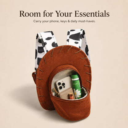 Western Cowboy Hat Shaped Backpack