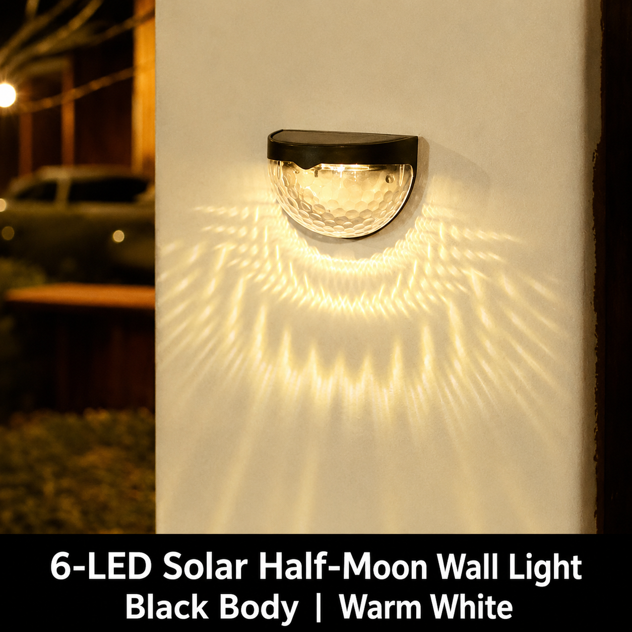Solar Wall Lights Outdoor – Dusk-to-Dawn Garden Lights