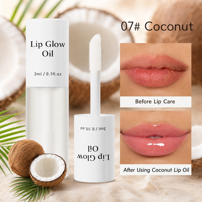 New⭐Lip Glow Oil – 7 Fruit-Inspired Glossy Shades