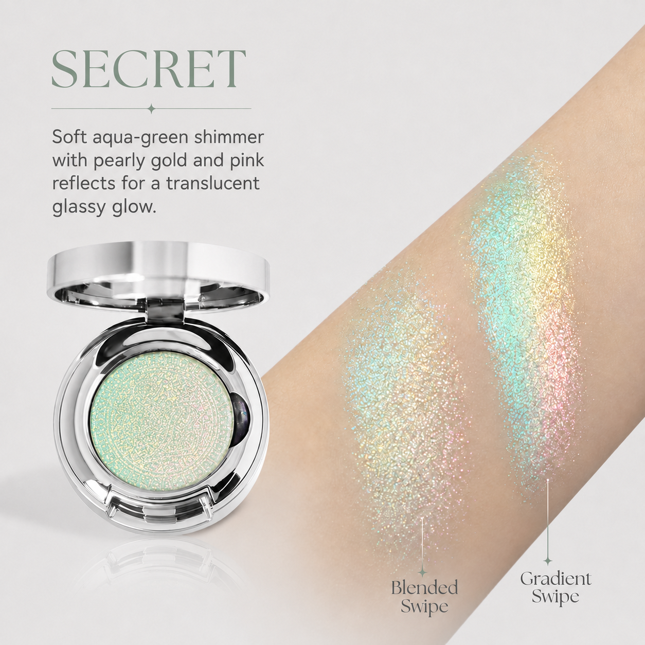 Multichrome Baked Highlighter Eyeshadow | Gradient Glow