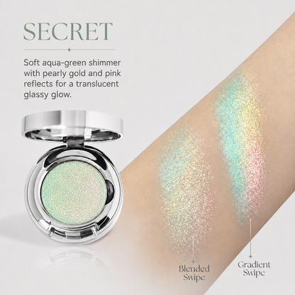 Multichrome Baked Highlighter Eyeshadow | Gradient Glow