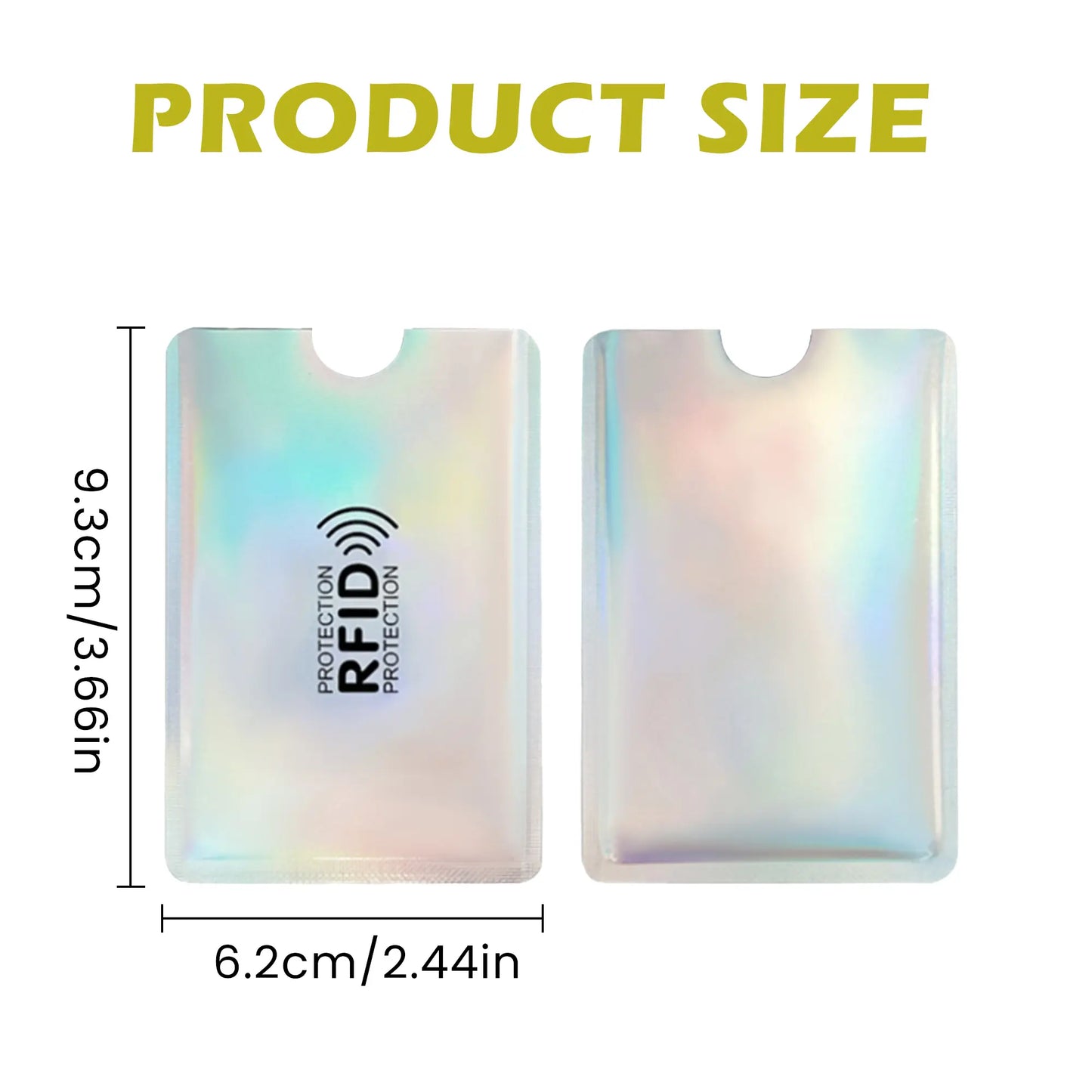 RFID Blocking Sleeves – Protect Your Cards from Electronic Theft (8-Pack)
