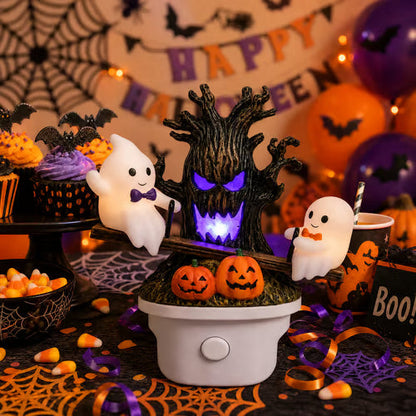 Summer Sale 49% OFF -  Halloween Ghost Tree LED Night Light