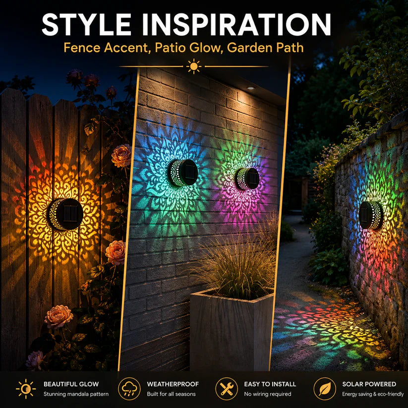 🎁Limited-time 50% OFF🌙 2026 New Solar Mandala Lights