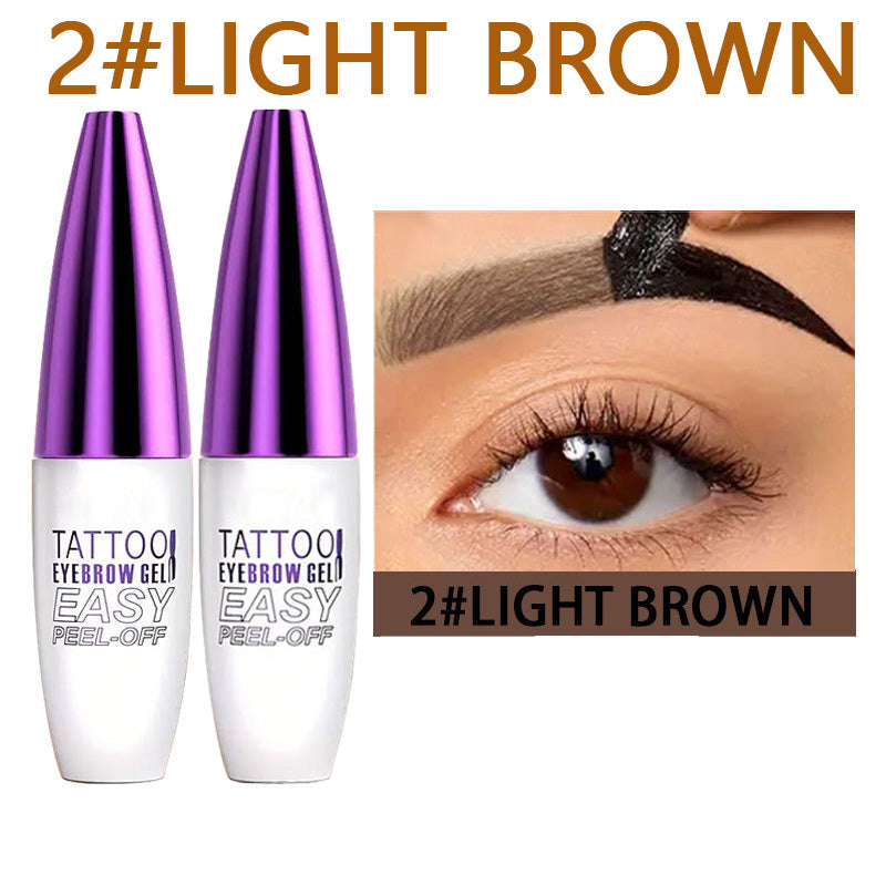 🔥Hot  | 30k+ Sold✅🎨Easy Peel-Off Eyebrow,Gel- &Sweatproof, Long-Lasting Black or Brown TattooTint- Enjoy easy eyebrow styling-8SA8