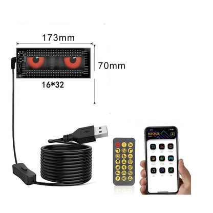 ✨🔥App-Controlled Smart Car LED Sign – Customizable Display⚡