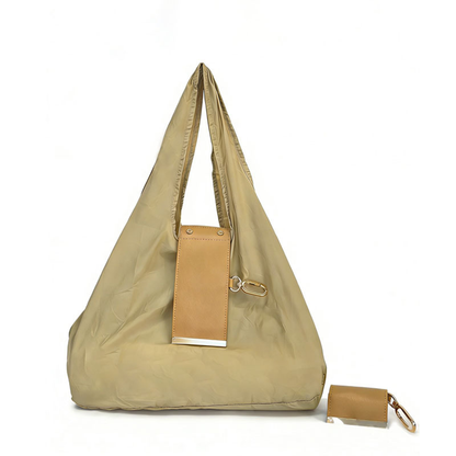👜 Foldable Nylon Tote Bag – Lightweight Large Capacity Travel Bag