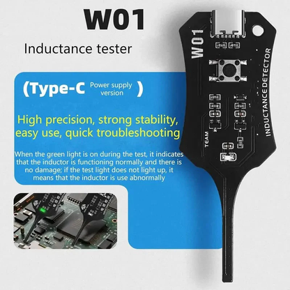 Type-C Inductance Tester Motherboard Coil Tester, Electronic Circuit Board Inductor Detector