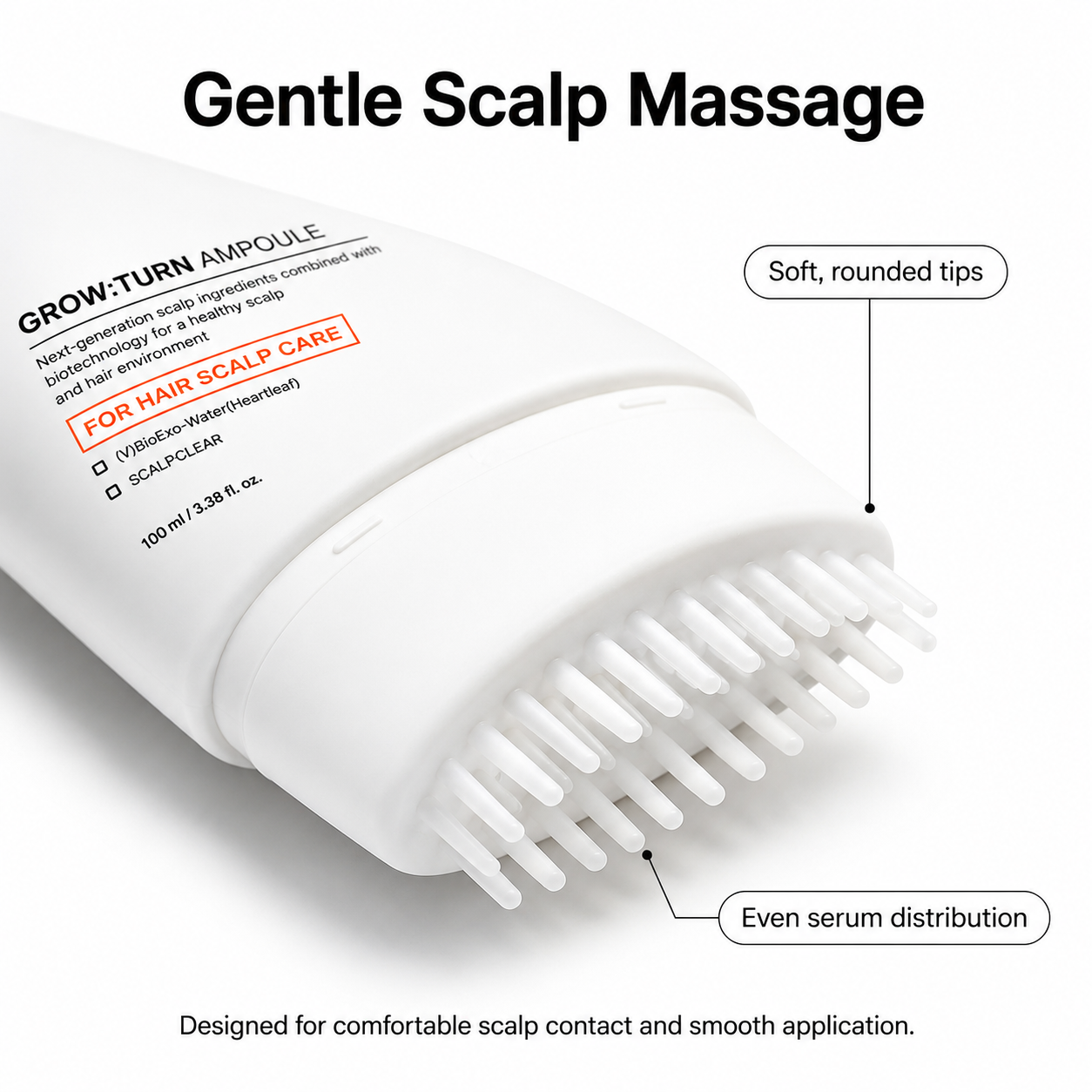 Scalp Care Ampoule with Comb Applicator