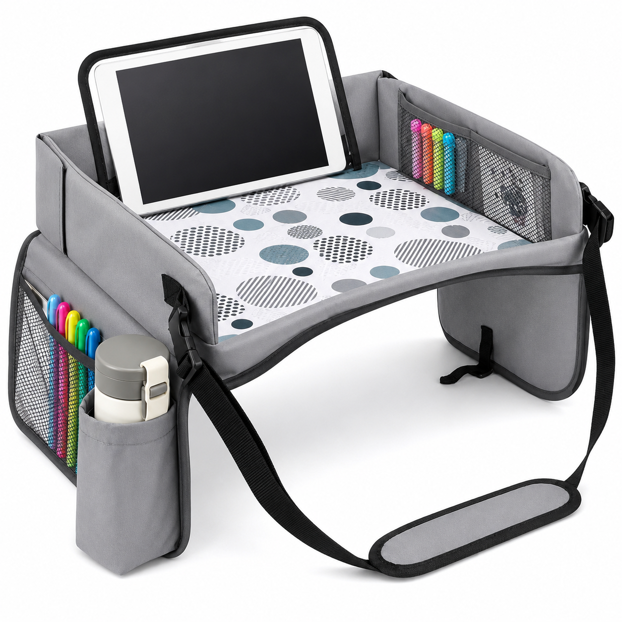 Kids Travel Tray Organizer | Car & Airplane Activity Desk