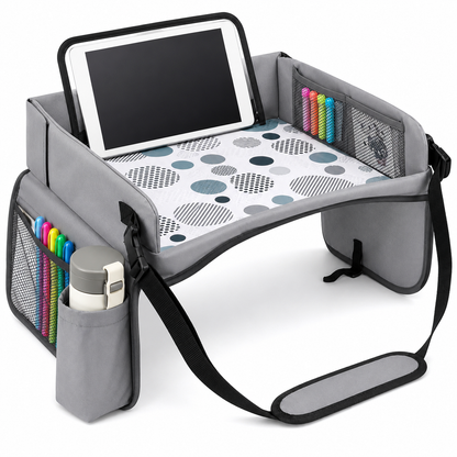Kids Travel Tray Organizer | Car & Airplane Activity Desk