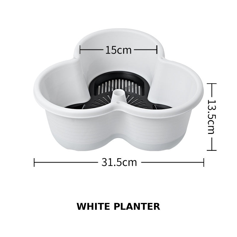 Stackable Vertical Planter with Wheels & Smart Drainage