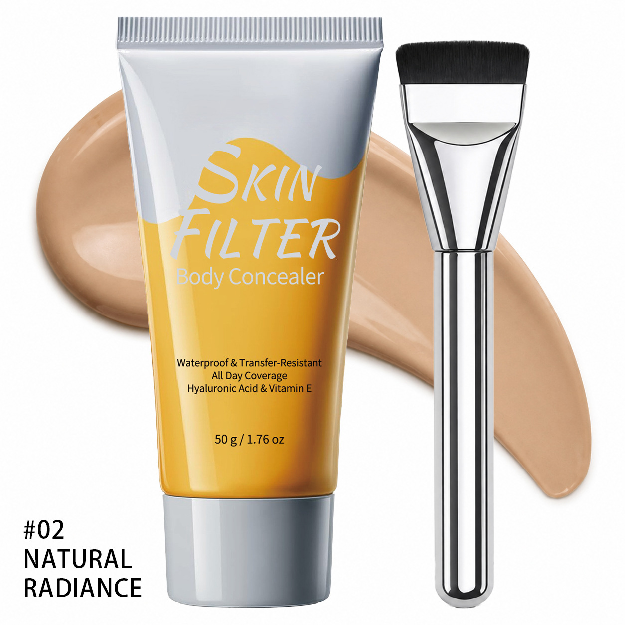 Waterproof Body Concealer – Buildable Skin Coverage for Legs & Body