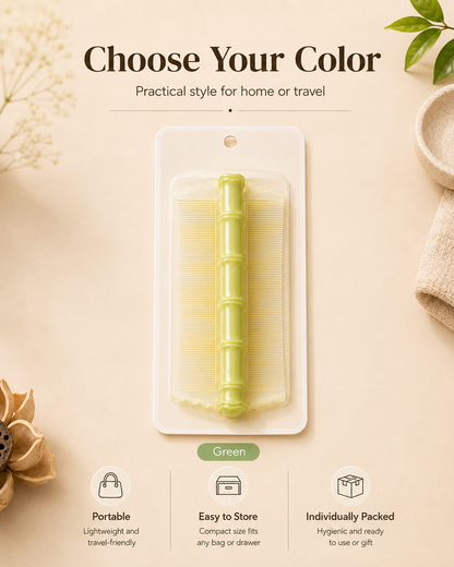 Precision Fine-Tooth Lice Comb – Reusable Nit & Scalp Comb