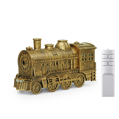 Vintage Train Aroma Diffuser with Jellyfish Mist & Remote Control